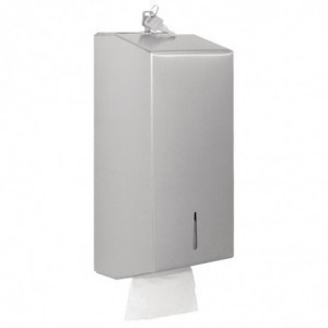 Stainless steel tangled toilet paper dispenser - Jantex - Fourniresto