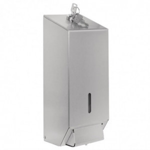 Stainless Steel Liquid Soap Dispenser - 1L - Jantex