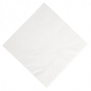 Serviettes Déjeuner Ouate Blanches Compostables - 3 Plis - 400 x 400 - Lot de 1000 - FourniResto