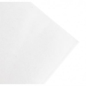 Guardanapos de Jantar de Papel Branco Compostável 1 Dobrado - L 480 x P 480 - Dobragem 1/8 - Pacote de 360 - FourniResto