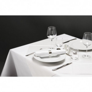 Elegant white napkins - Set of 100 - FourniResto - Fourniresto