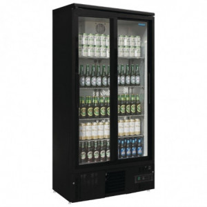 Double Sliding Door Vertical Back Bar Cooler Polar G-Series - Polar