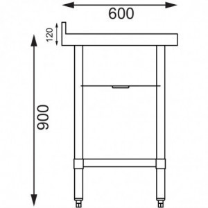 Stainless Steel Sink - 1 Compartment - Vogue