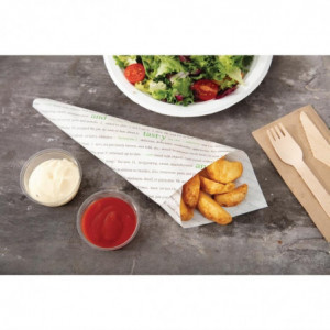 Fresh and Tasty Greaseproof Paper Sheets - Pack of 100 - FourniResto