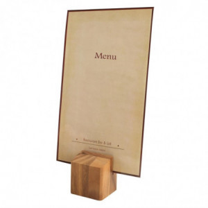 Wooden menu holder - T&G Woodware - Fourniresto