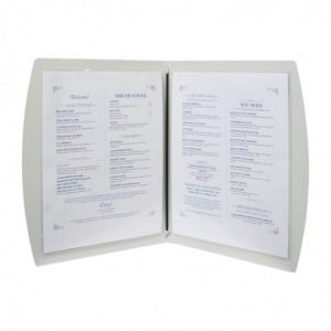 Protetor de menu preto Rio A4 - Securit - Fourniresto