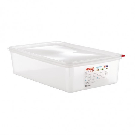 Caixa de alimentos GN1/1 - 13,7L - Conjunto de 4 - Araven - Fourniresto