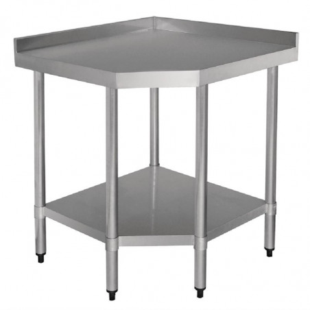 Table D'Angle en Inox-L 900 x 700mm - Vogue