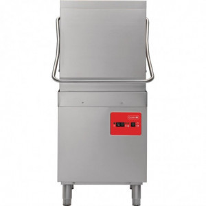 Hood Dishwasher HT50 in Stainless Steel-400V - Gastro M -