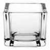 Square glass tealight holder - Set of 6 - Olympia - Fourniresto