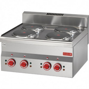 Four-burner Electric Hob To Place 600 - Gastro M