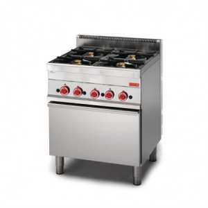 Four-burner gas stove 650 - Gastro M