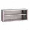 Placard Ouvert Mural en Inox-L 2000 x P 400mm - Gastro M