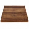 Square Table Top Oak Wood Effect Rustic - L 700mm - Bolero