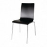 Black square back chair - Set of 4 - Bolero - Fourniresto