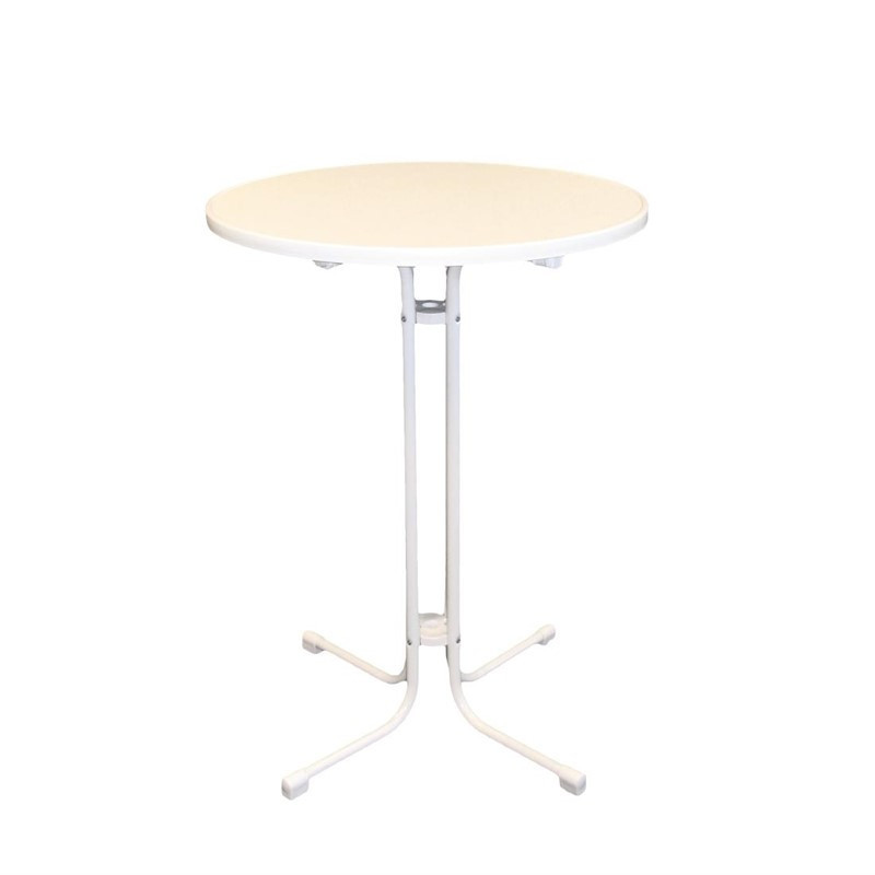 Standing table Limburg White 80 cm - FourniResto - Fourniresto