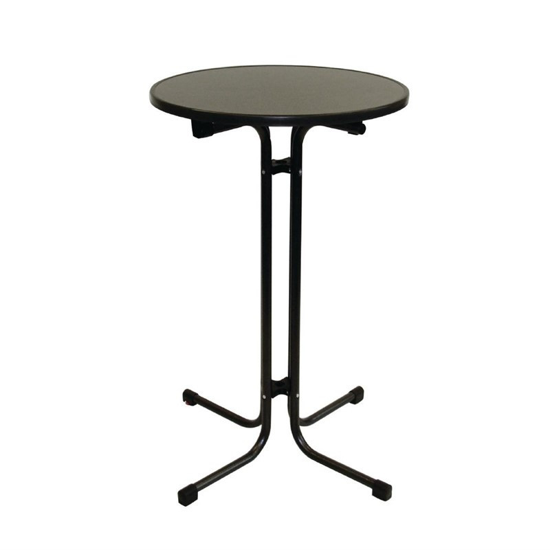 Mesa alta Limburg Cinza - 80 cm - FourniResto - Fourniresto