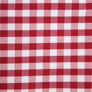 Serviettes à carreaux rouges en polyester - Lot de 10 - Mitre Essentials - Fourniresto
