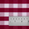 Square red checkered polyester tablecloth 1780 x 1780mm - Mitre Essentials - Fourniresto