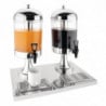 Double Fruit Juice Dispenser - 2 X 6.5L - Olympia
