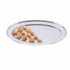 Oval stainless steel serving dish - 407mm - Olympia - Fourniresto