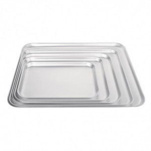 Aluminum Cooking Plate - L 370 x W 265mm - Vogue