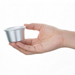 Forma de Dariole em Alumínio - 85ml - Vogue