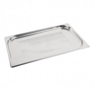 Bac Gastronorme inox perfurado GN 1/1 150mm - Vogue - Fourniresto