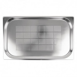 Bac Gastronorme inox perfurado GN 1/1 150mm - Vogue - Fourniresto