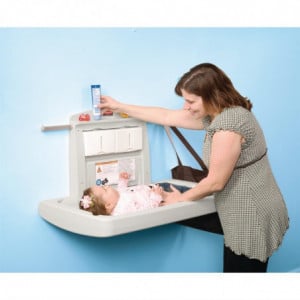Mesa de Troca Horizontal em Polipropileno - Rubbermaid