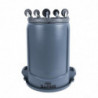 Raw Gray Collector - 121.1 L - Rubbermaid