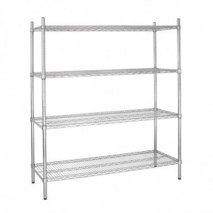 Modular Shelf 4 Levels-H 1840mm - Vogue - Fourniresto