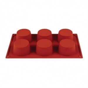 Moule 6 Muffins em Silicone Formaflex - Pavoni