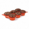 Moule 6 Muffins em Silicone Formaflex - Pavoni