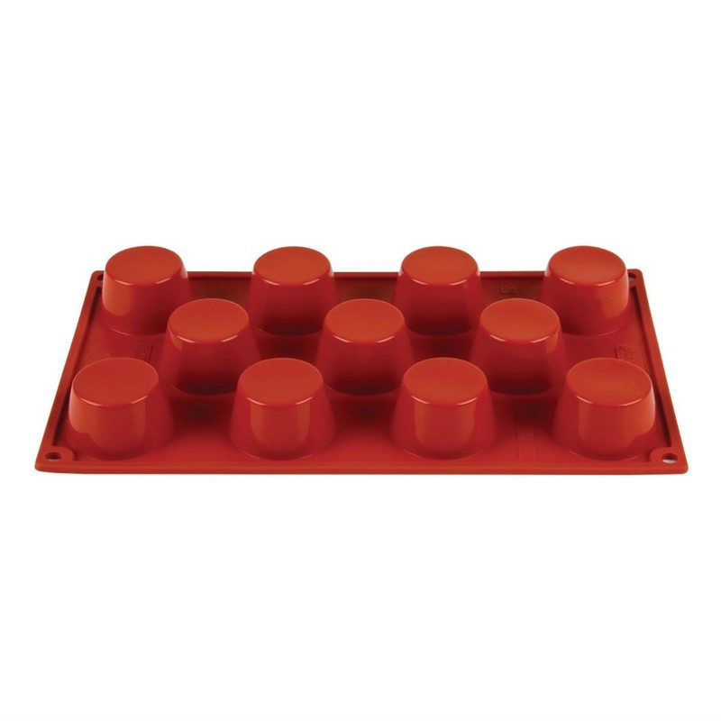 Forma de 11 mini muffins de silicone Formaflex - Pavoni - Fourniresto