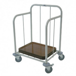 Steel Tray Trolley - 100 Trays - FourniResto