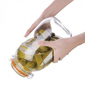 3L clip-top preserving jar - Vogue - Fourniresto