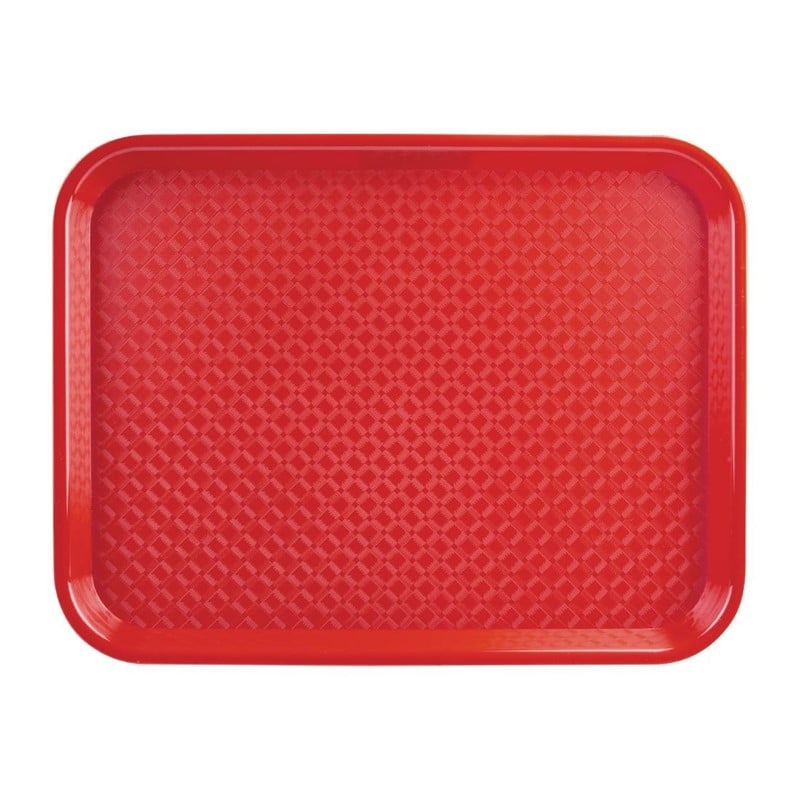 Tabuleiro Self-Service 305 X 415mm Vermelho - Olympia KRISTALLON - Fourniresto