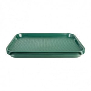 Self-Service Tray 415X305mm Green - Olympia KRISTALLON - Fourniresto