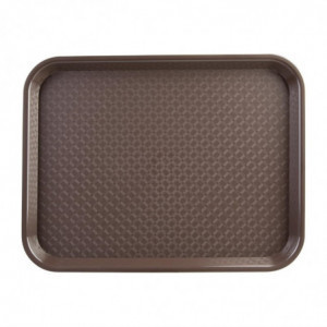 Brown self-service tray 450 x 350mm - Olympia KRISTALLON - Fourniresto