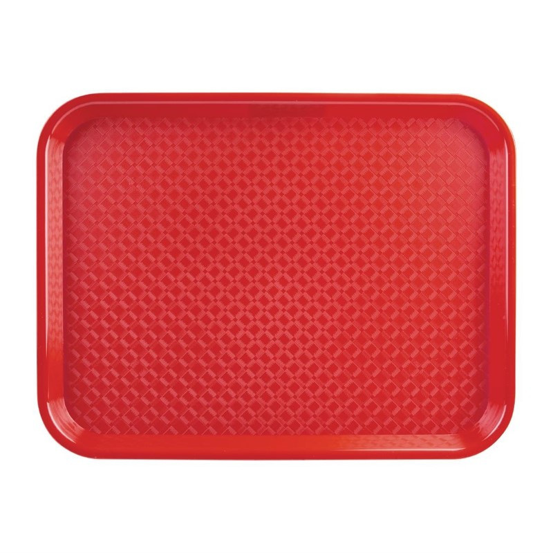 Red Self-Service Tray 450 X 350mm - Olympia KRISTALLON - Fourniresto