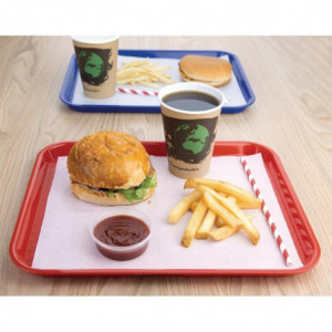 Red Self-Service Tray 450 X 350mm - Olympia KRISTALLON - Fourniresto