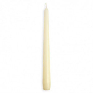 Velas cónicas 254mm marfim - FourniResto - Fourniresto