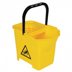 Yellow mop bucket - Jantex - Fourniresto