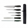 Set of 6 Soft Grip Knives - Vogue