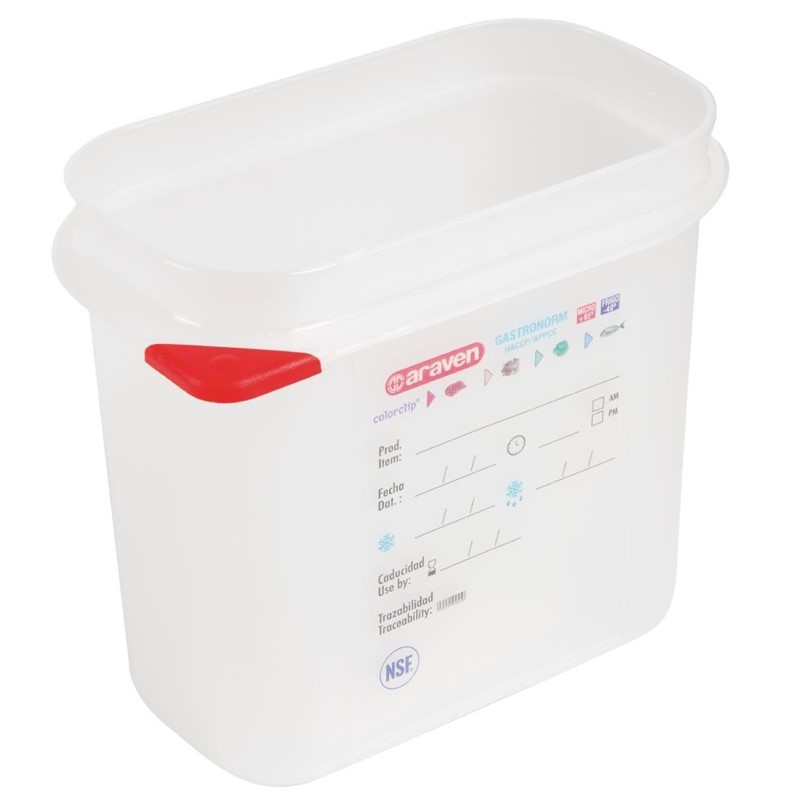 Caixa de alimentos GN1/9 1,5L - Araven - Fourniresto