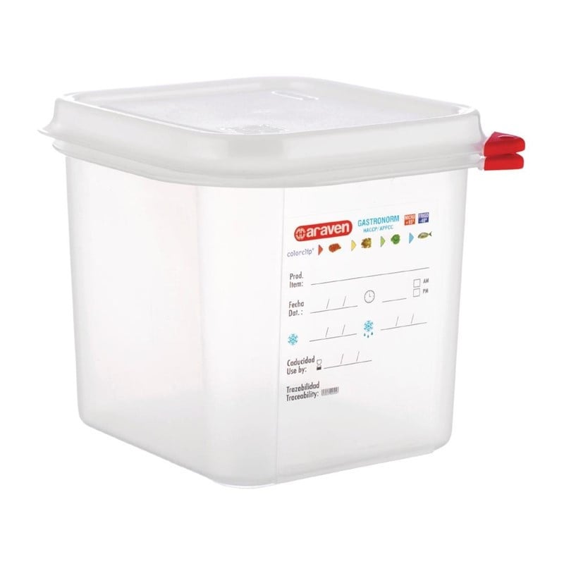 Recipiente de alimentos GN 1/6 2,6L - Araven - Fourniresto