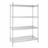 Shelf Kit 4 Levels - W 1220 x D 610 mm - Vogue