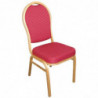 Chaise de banquet rouge - Lot de 4 - Bolero - Fourniresto