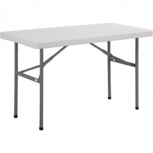 Mesa retangular dobrável - 1220mm - Bolero - Fourniresto